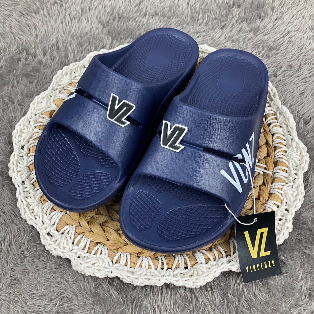 Sandal Slide Pria Extralight Phylon Anti Slip Sandal Cowok Selop Terbaru Sandal Pria VINCENZ8 Slip On Terbaru