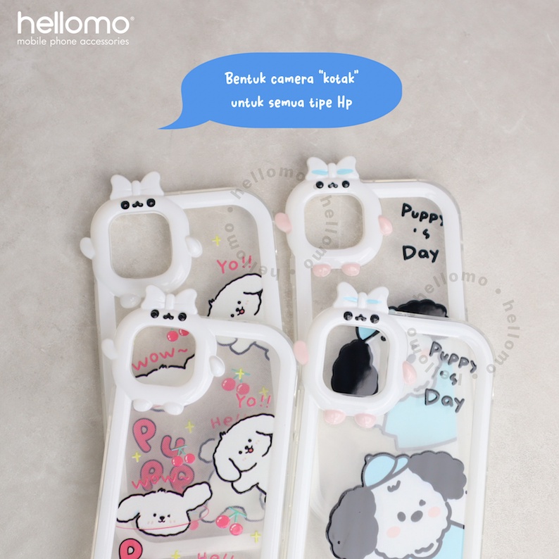 Casing Silikon iPhone TPU Soft Case Silicone Kartun Motif Anjing Lucu Puppy Dog