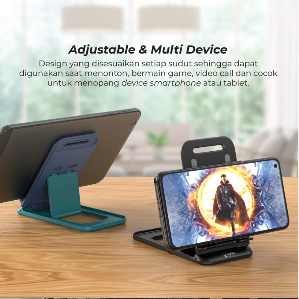 OLIKE DESK PHONE HOLDER FOLDABLE Stand Dudukan HP HC5 ORIGINAL