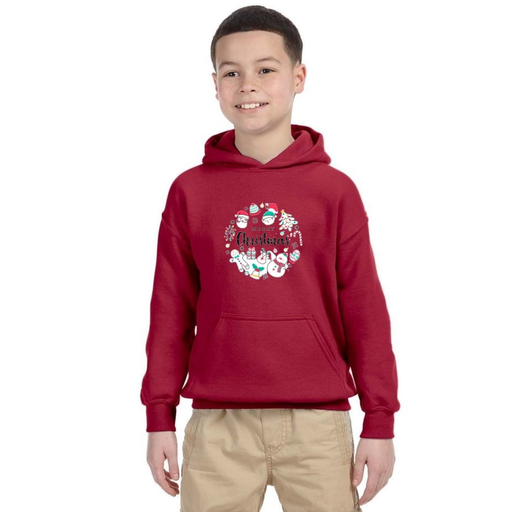 HOODIE ANAK SWEATER NATAL UNTUK ANAK 2-10 TAHUN BISA COD KE260