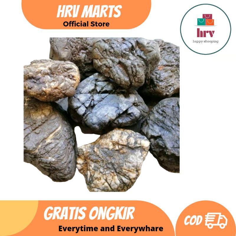 Batu Hias Aquascape Truly turley turli truli 1 Kg