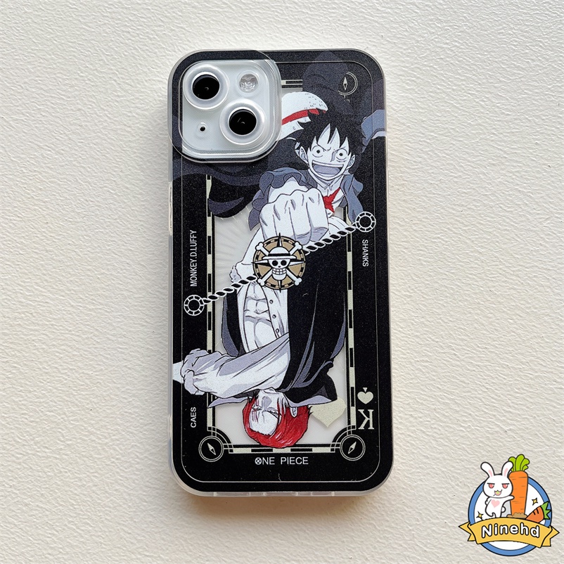 Soft Case Silikon Tpu Anti Slip Motif Kartun Compatible for iPhone 14 13 12 11 Pro Max X Xr Xs Max Se 2020 iPhone 7 Plus 8 7 6 6s Plus Couple Cartoon Animation One Piece Case Series Clear Soft TPU Phone Case Silicone Non-slip Protective Back Cover