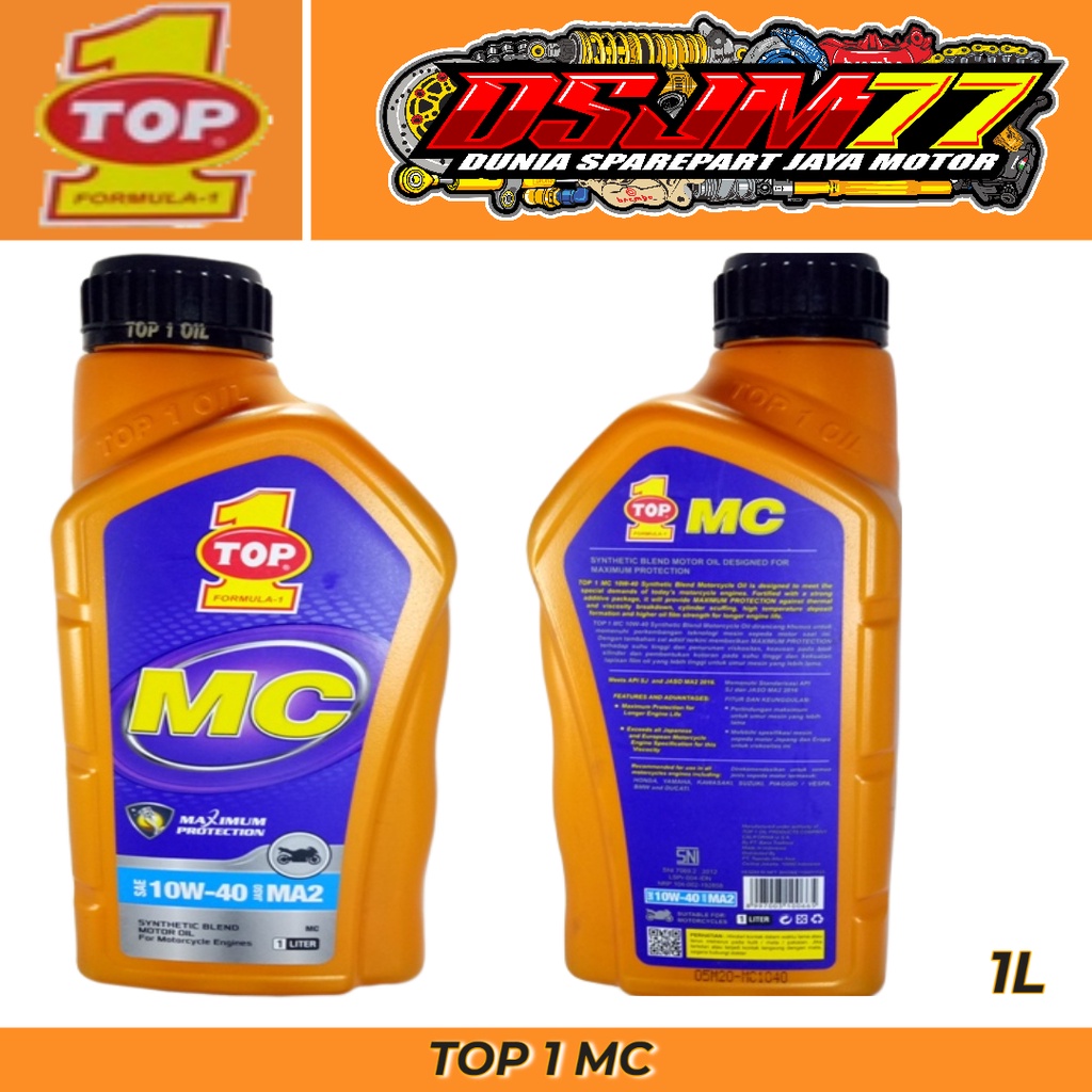 TOP 1 MC SAE 10W-40 | 1 L - OLI MOTOR