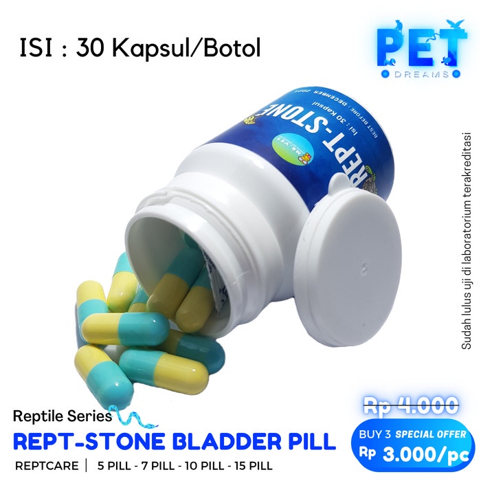 PROMO MRVET REPT STONE KAPSUL OBAT BLADDER STONE REPTIL TORTO SULCATA