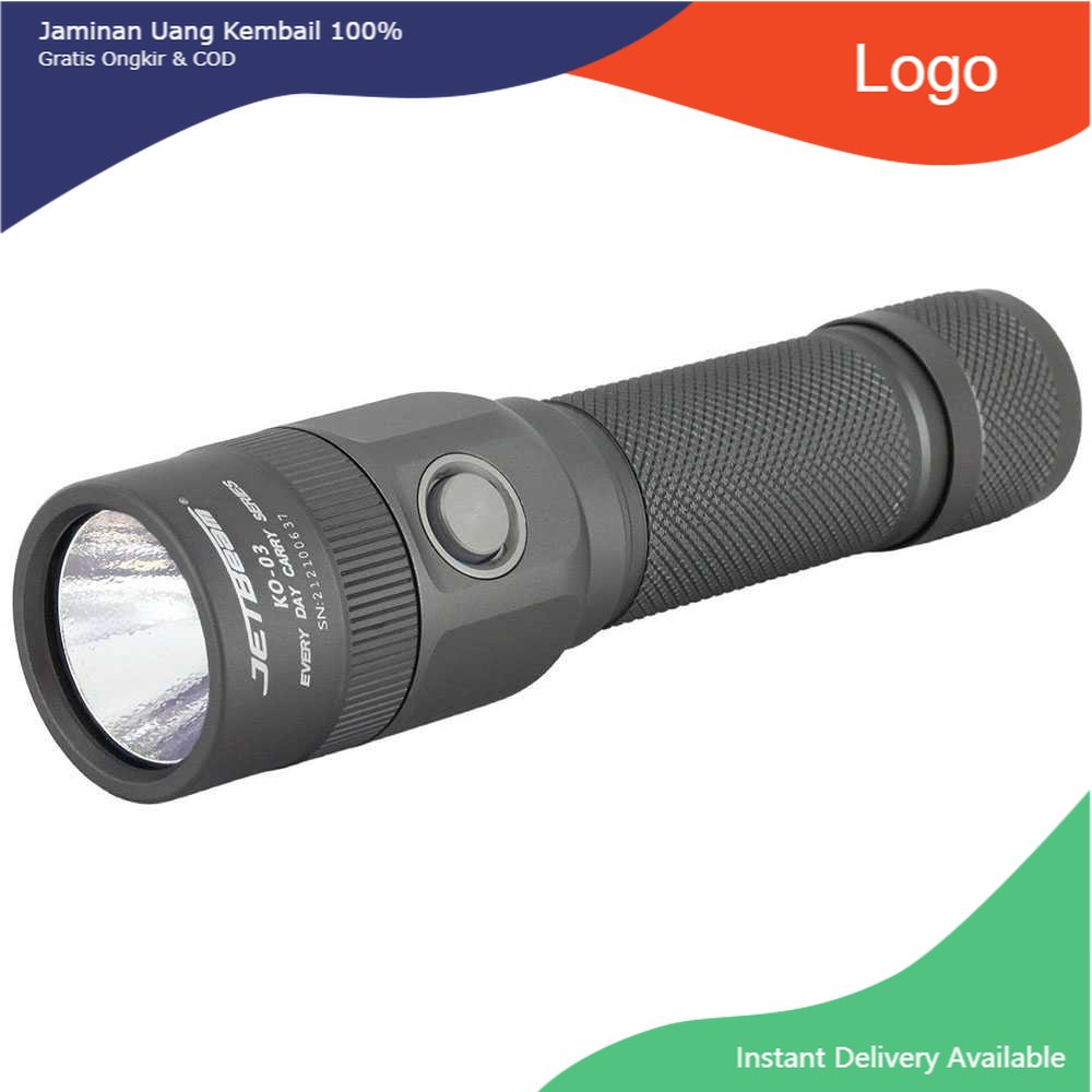 JETBeam Senter LED EDC Flashlight Luminus SST-70 2400 Lumens - KO-03