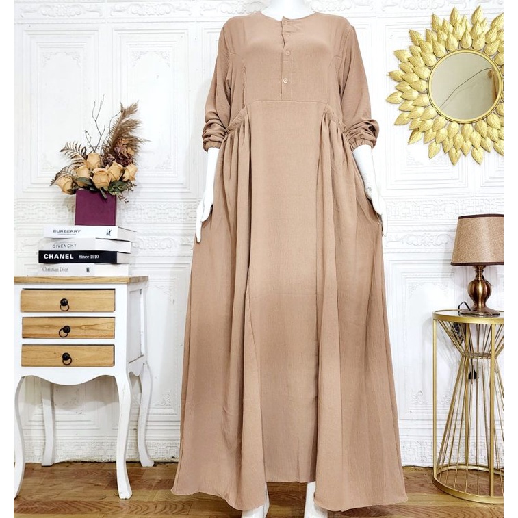 Gamis CIKA MAXY CRINGKLE AIRFLOW