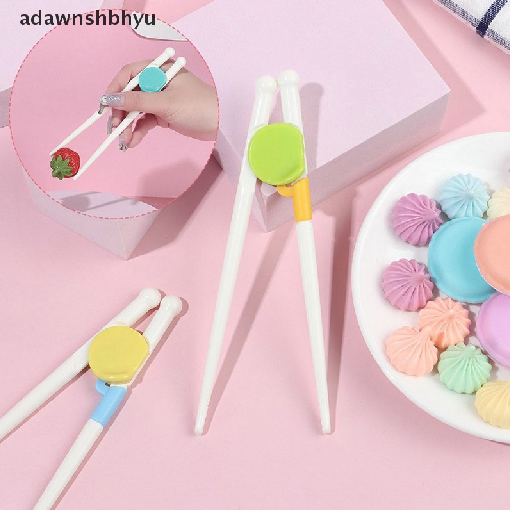 Adawnshbhyu 1pasang Sumpit Untuk Sushi Bayi Anak Kartun Makanan Stik Mudah Digunakan Menyenangkan Belajar Training Helper Dishes Dinner Game Kitchen Tools ID