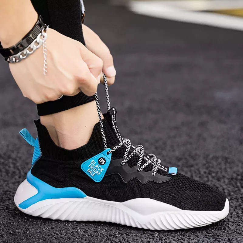 {FREE BOX} Sepatu Sneakers Pria Import Casual Kekinian- 006