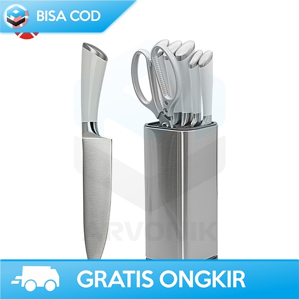 TEMPAT PENYIMPANAN PISAU DAPUR KITCHEN ORGANIZER BAHAN STAINLESS STEEL