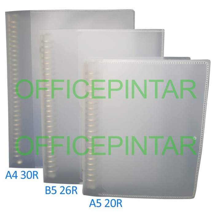 

[OFFICE] BINDER PLASTIK A5 20 LUBANG