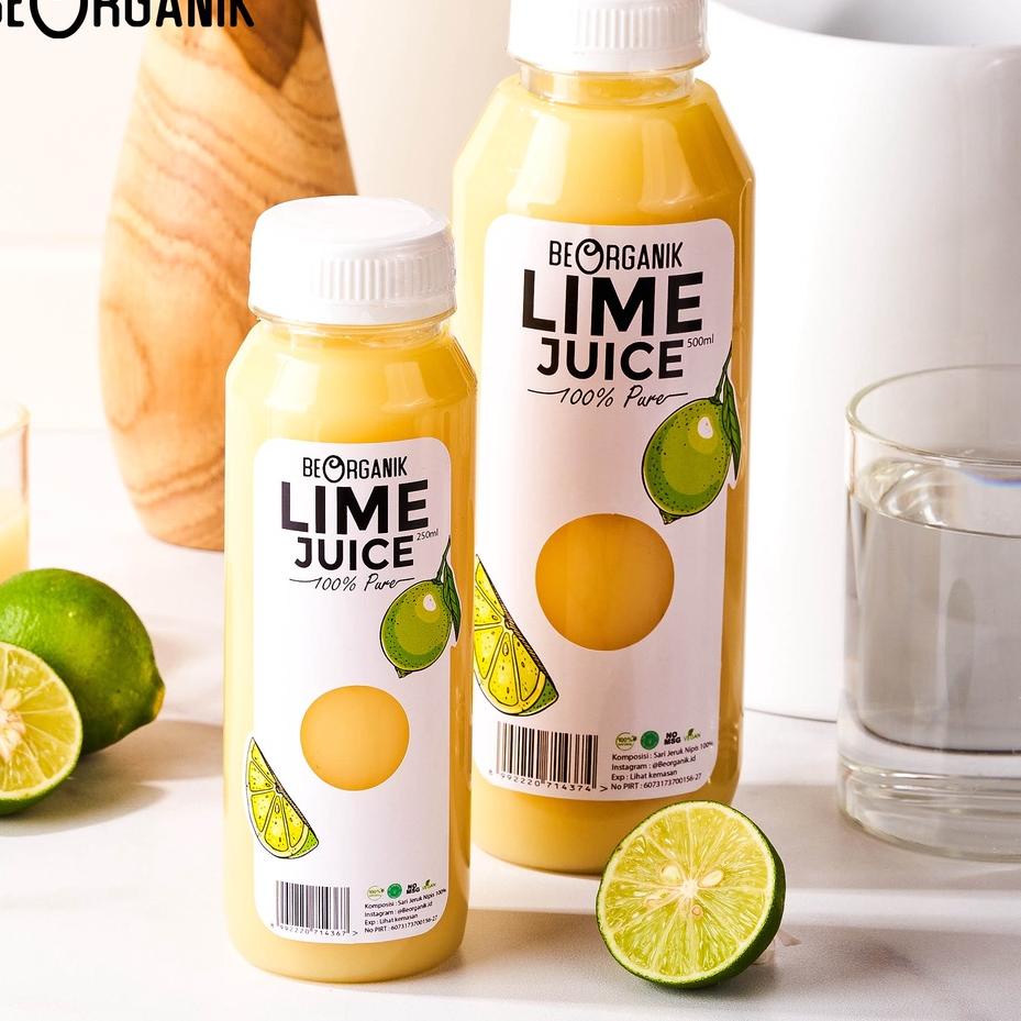 

(PROMO LZF37) Sari Jeruk Nipis / Air Jeruk Nipis Murni / Pure Lime Juice 100% Beorganik ✬