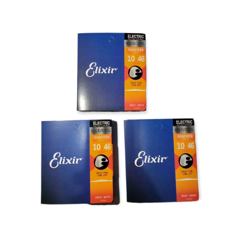 Senar Gitar Elixir Electric Nanoweb 10-46