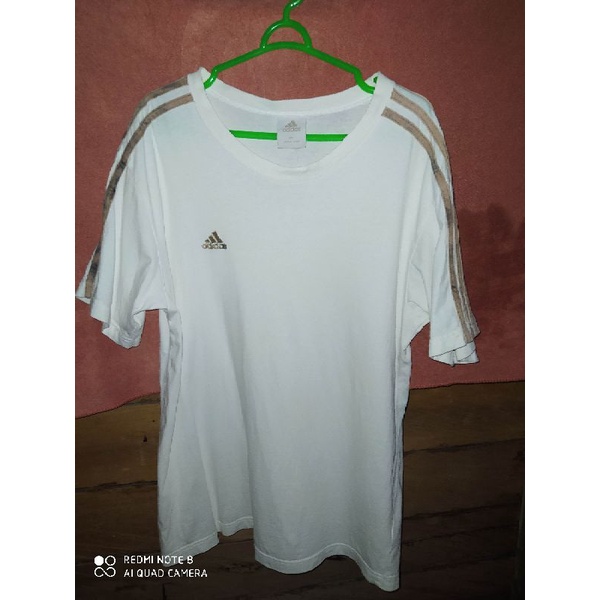 kaos adidas putih