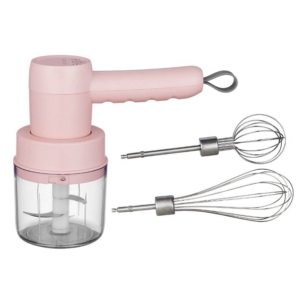 3in1 Hand blender Mini Food Processor Blender mini Serbaguna MC211/ USB Portable hand mixer