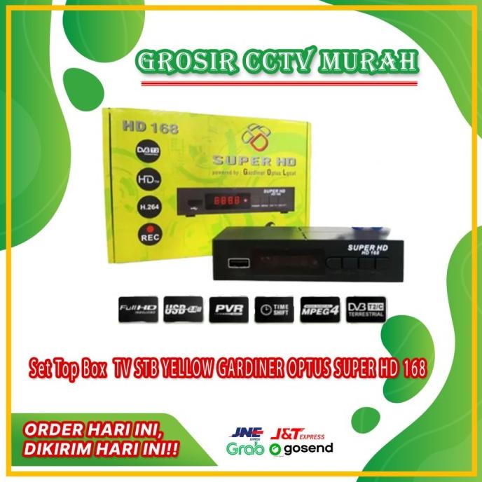 SET TOP BOX GARDINER OPTUS SUPER HD 168 / STB TV DIGITAL SUPER HD 168