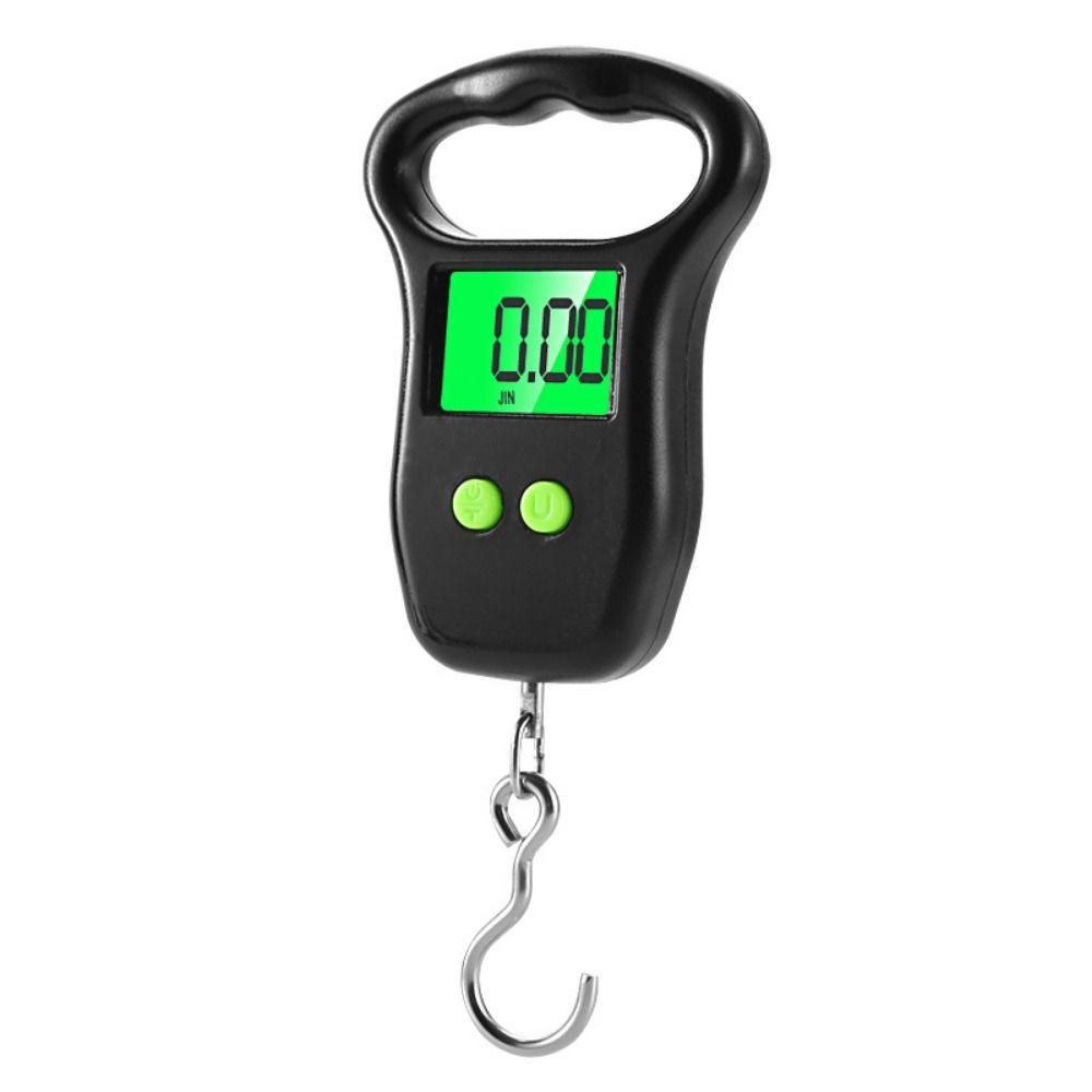 【 ELEGANT 】 Timbangan Koper Digital Mini Portable Backlight Fish Hook Hanging Scale