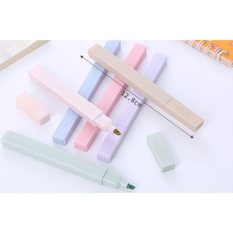 [PS] Stabilo highlighter pastel marker Highlighter marker Morandi color &amp; Macron pastel double tip 6 colors