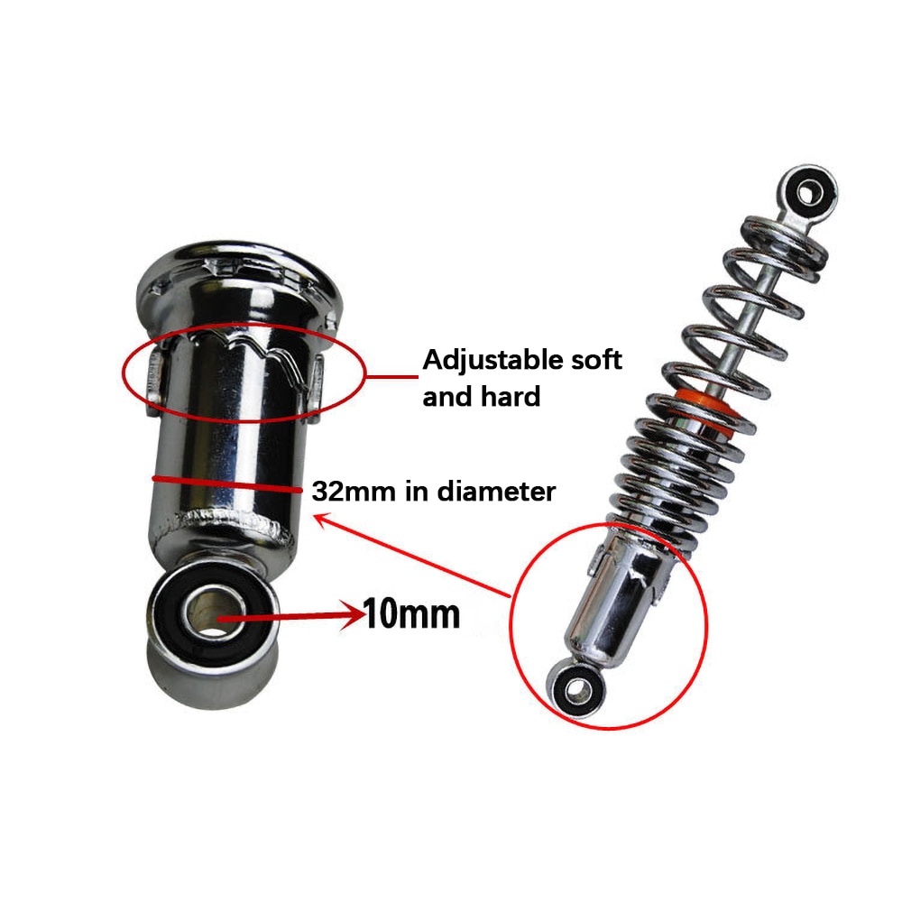 Shockbreaker peredam kejut sepeda motor 290mm Kualitas Original shock belakang 2 PCS