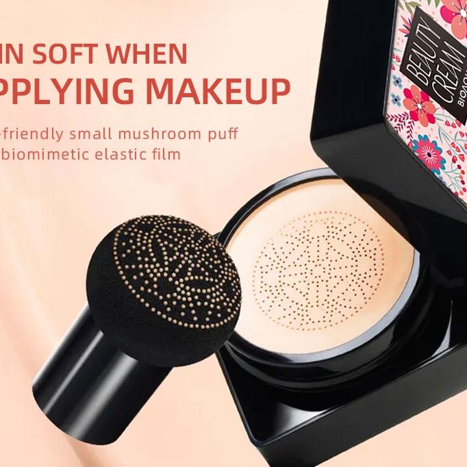 Penawaran Terbaik  【BPOM】SUNISA BIOAQUA bb cushion whitening Beauty cream air cushion foundation Oil