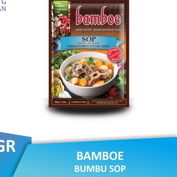 

5.5 Terlaris Bamboe Bumbu Sop 49 GR