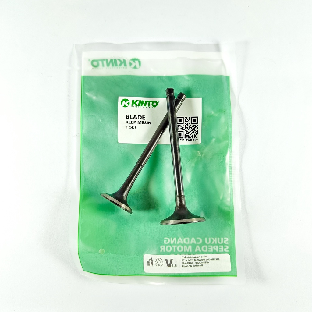 Klep Set IN EX Honda Blade Revo Absolute Beat Vario Beat FI Kinto