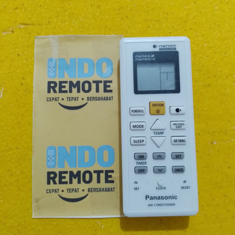 REMOTE AC PANASONIC NANOE 19190 GRADE ORIGINAL