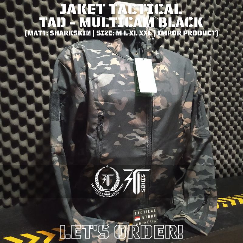 JACKET TAD TACTICAL IMPOR - MULTICAM BLACK