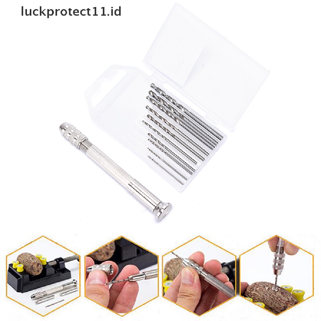 /Fashion Hot// Fashion// Bor Tangan Logam Resin Cetakan Tools DIY Jewelry Tool Dengan Sekrup Bor 0.8mm-3.0mm.