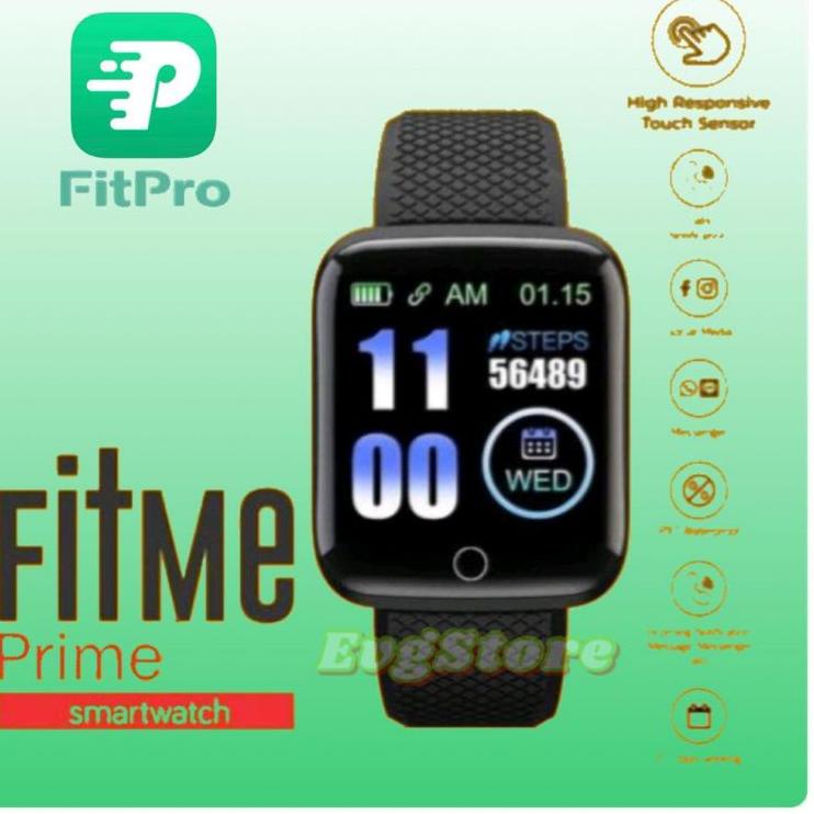 Langsung Dibeli 【COD】FitPro Vyatta FitMe Prime Smartwatch - Watch Faces, Long Battery, Sport