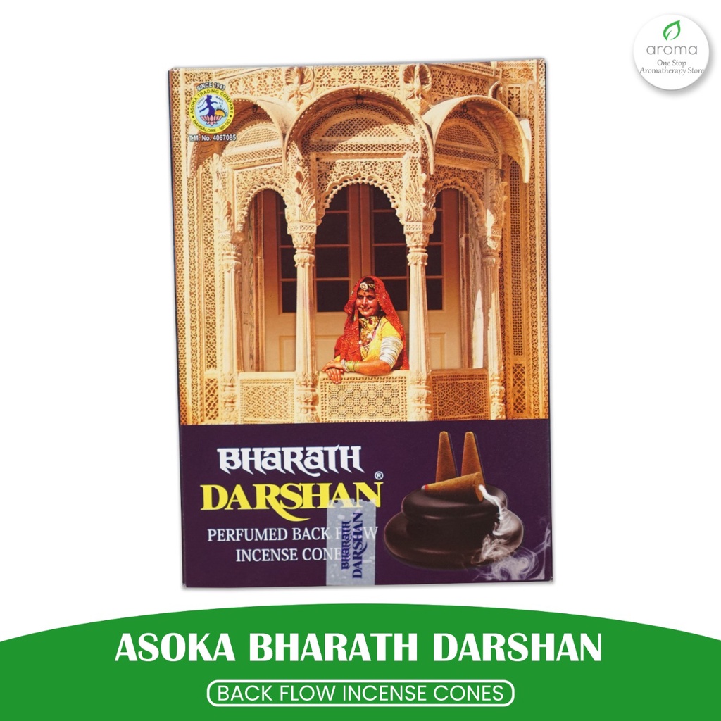Dupa India Kerucut Aromatherapy Cones - Bharath Darshan Back Flow