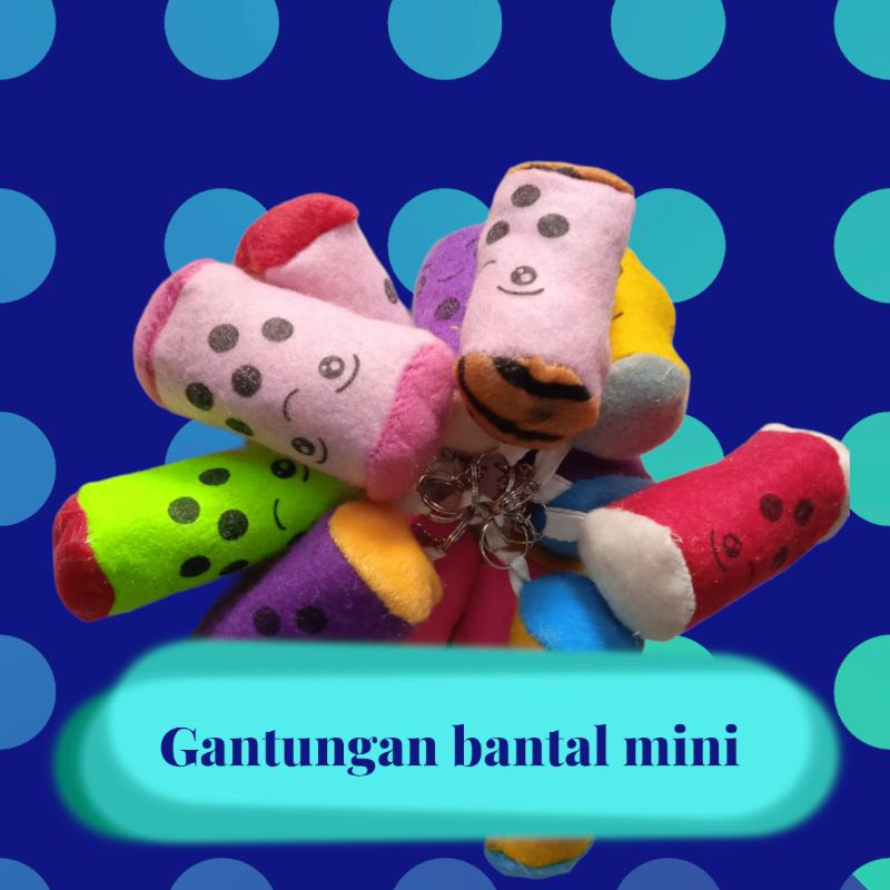 gantungan kunci bobeka boba grosir 6 pcs