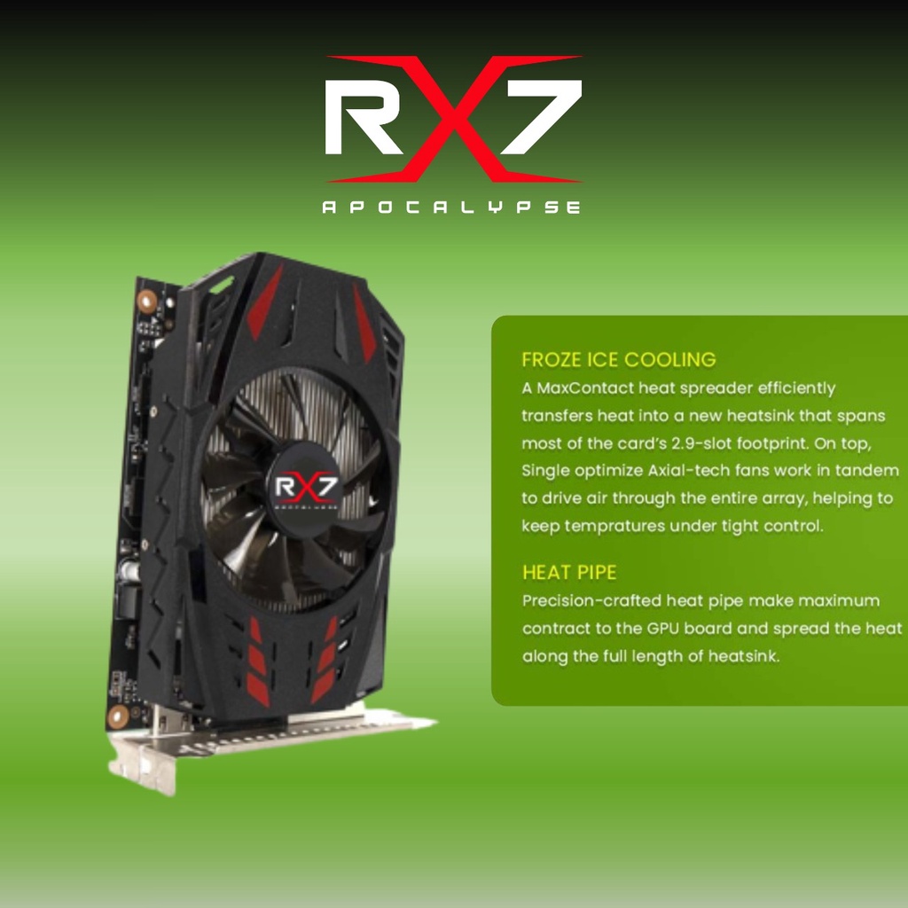 VGA RX7 GTX750 2GB GDDR5 128 BIT REAL CAPACITY RESMI GARANSI 1 TAHUN