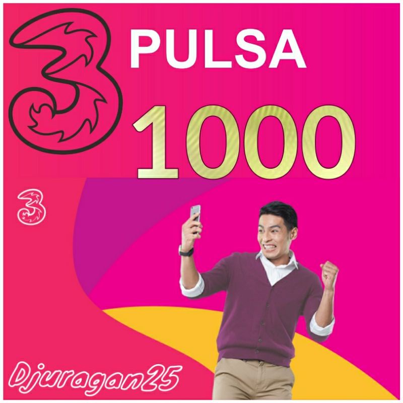 Pulsa Tri 1000 Ter-murah