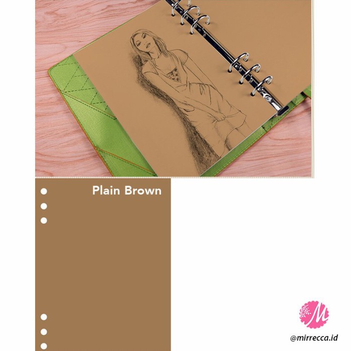 

LOOSE LEAF A5 6 RING 100GSM KERTAS FILE BINDER 6 LUBANG