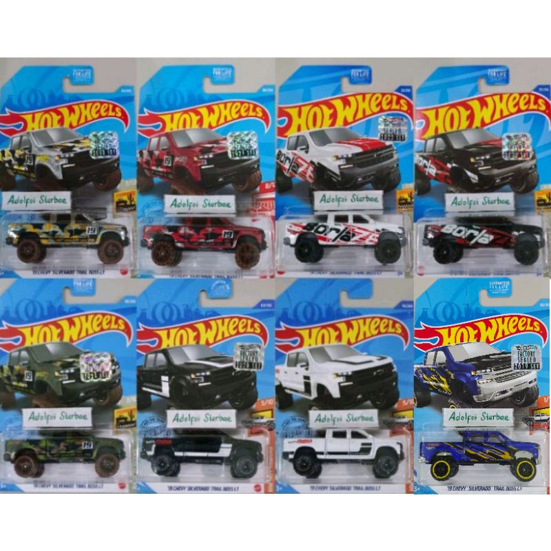 hotwheels hot wheels '19 chevy silverado trail boss LT factory sealed hw hot truck baja blazers shor