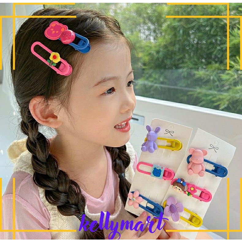 HAIR CLIP / JEPIT RAMBUT KOREA ISI 3 PCS / JEPIT RAMBUT ANAK ISI 3 PCS JEPITAN RAMBUT LUCU CHILDREN HAIR PIN