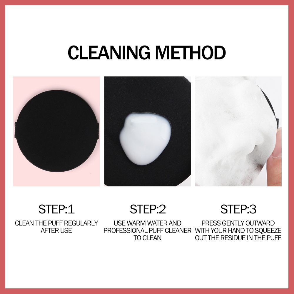 Alat Rias Premium MAANGE 3Pcs Sponges &amp; Applicators Sponge Puff Untuk Make Up Spon Make Up Lembut Untuk Alas Bedak 5759