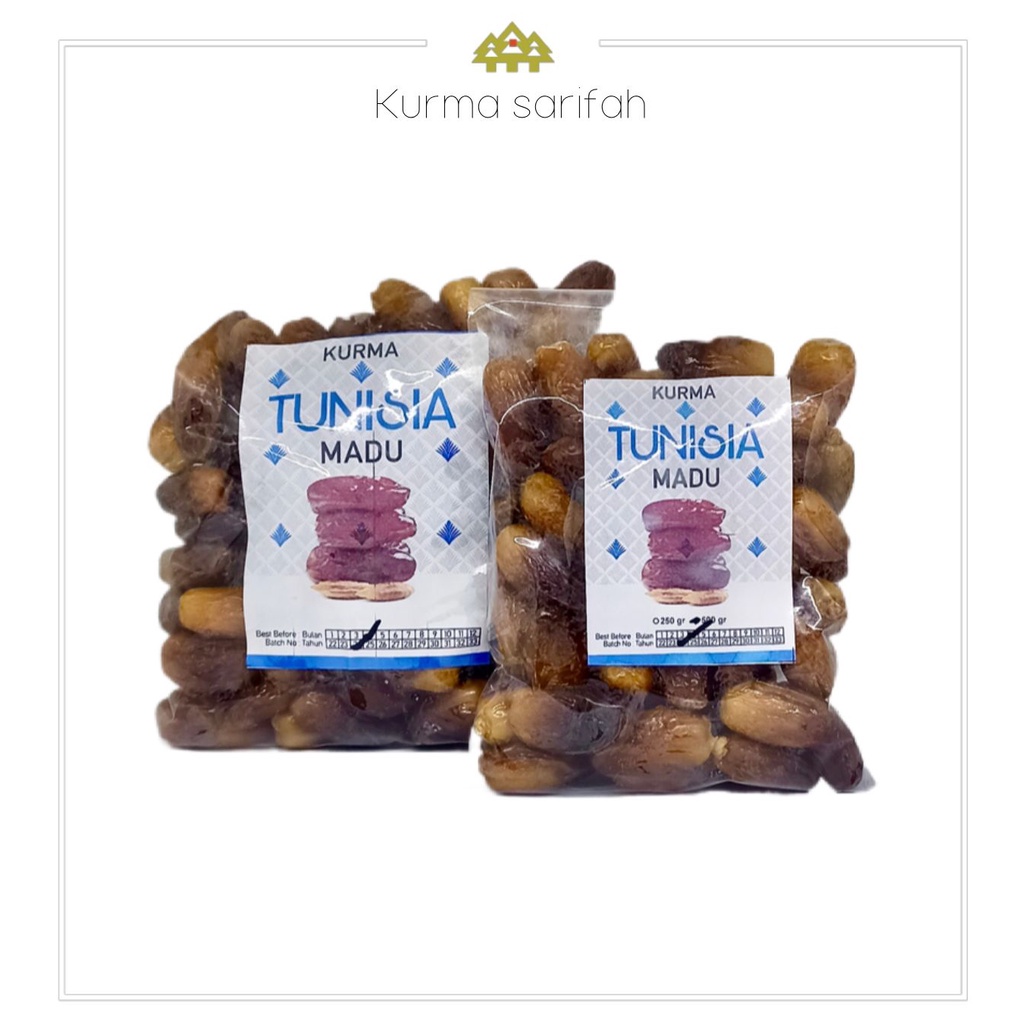 

Kurma Tunisia Madu/Tunisia Basah/Kurma Tunis non Tangkai 1 kg Oleh" Haji & Umroh