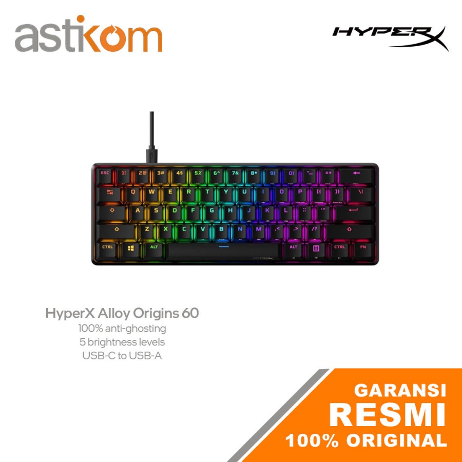 HyperX Alloy Origins 60 RGB TKL Mechanical Gaming Keyboard