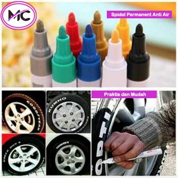Spidol Ban Motor Mobil Toyo Original Permanen Spidol Ban Mobil Permanent Warna Toyo Paint Marker Permanent Tahan Air Spidol Toyo Asli Bisa Pilih Warna Vauto Paint Marker Anti Luntur Asli 100%