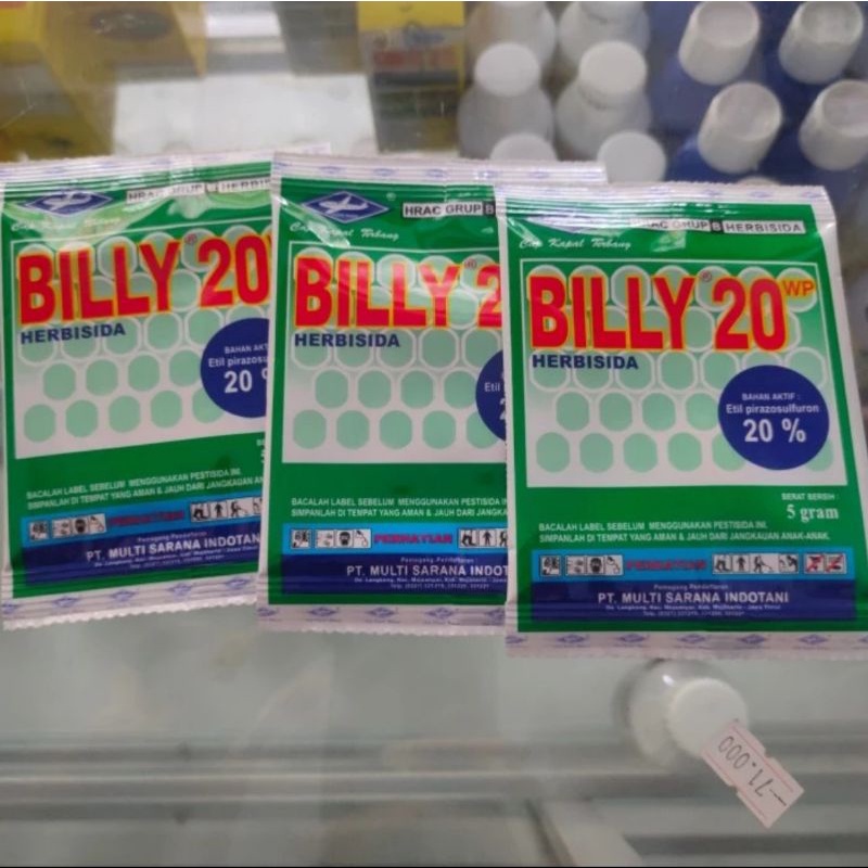 Herbisida Pra Tumbuh BILLY 20 WP