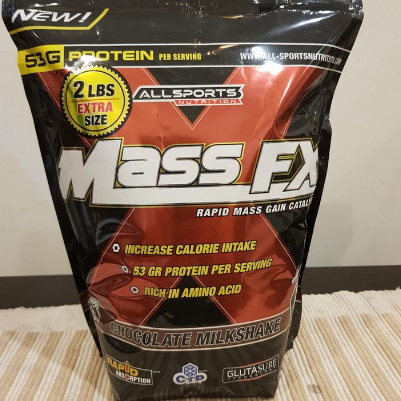 mass fx 4 lb allsports weight gainer