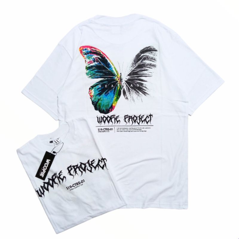 Kaos WOOPIE PROJECT Original Kaos Distro Pria Kaos Pria Kaos Polos Pria