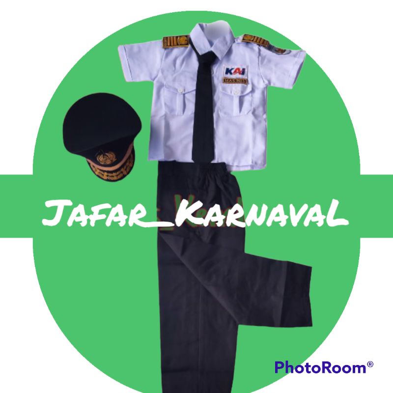 BAJU PROFESI MASINIS KERETA API/BAJU KOSTUM MASINIS ANAK