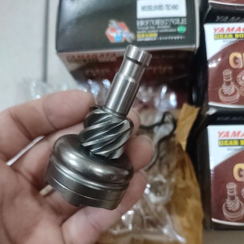 pinion selah pinion starter gigi stater Vario TECHNO 110 karbu yamagata