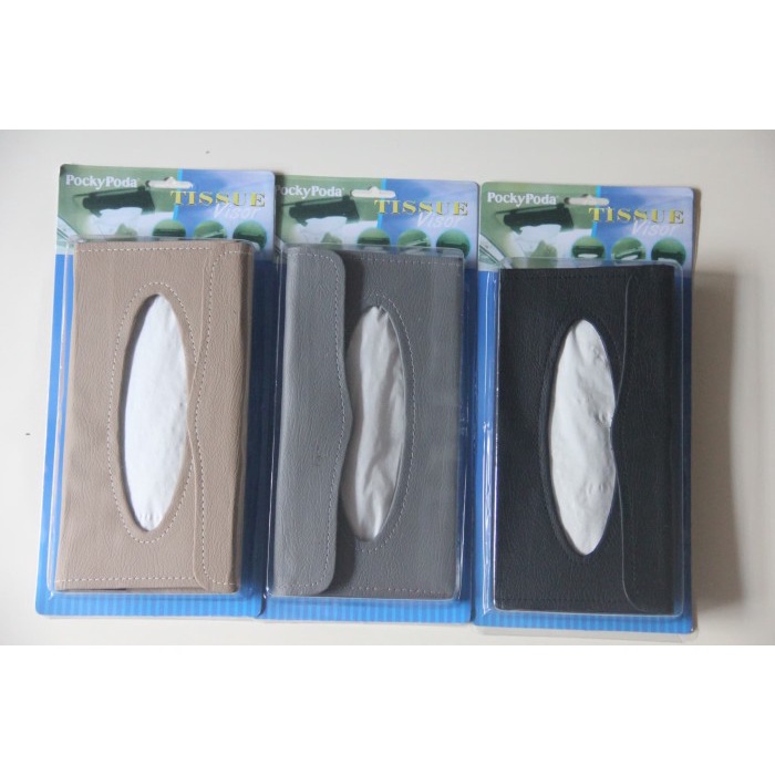 tempat-tisu-mobil- tempat tisu jepit visor mobil -mobil-tisu-tempat