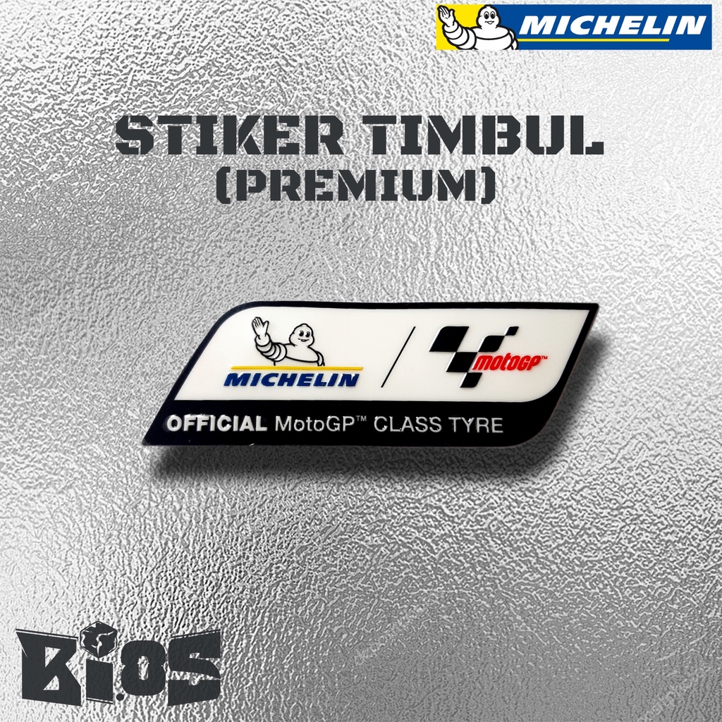 STIKER TIMBUL MICHELIN BAHAN PREMIUM ORIGINAL MICHELIN