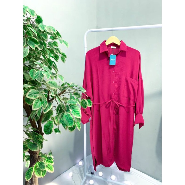 Tunik Cewe Perempuan Wanita Big Size Jumbo Besar Bagus Bahan Crinkle Premium Berkwalitas