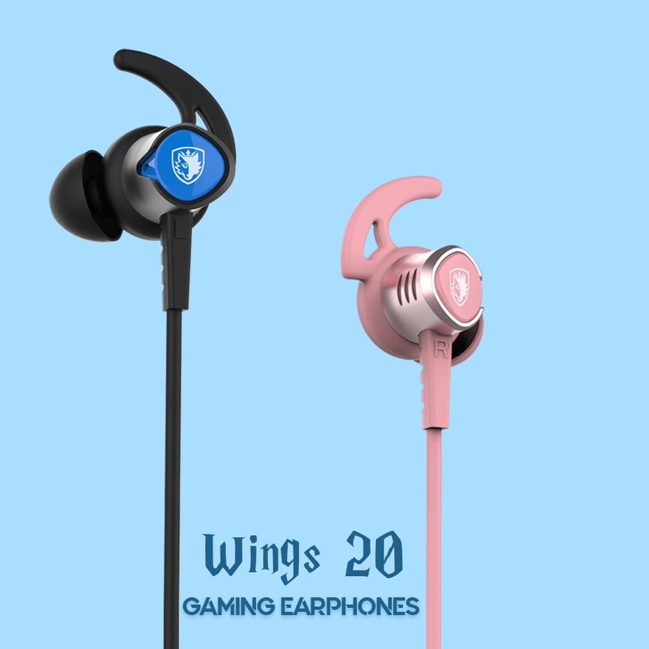 Sekarang Meriah Sades Wings20 Gaming Earphone