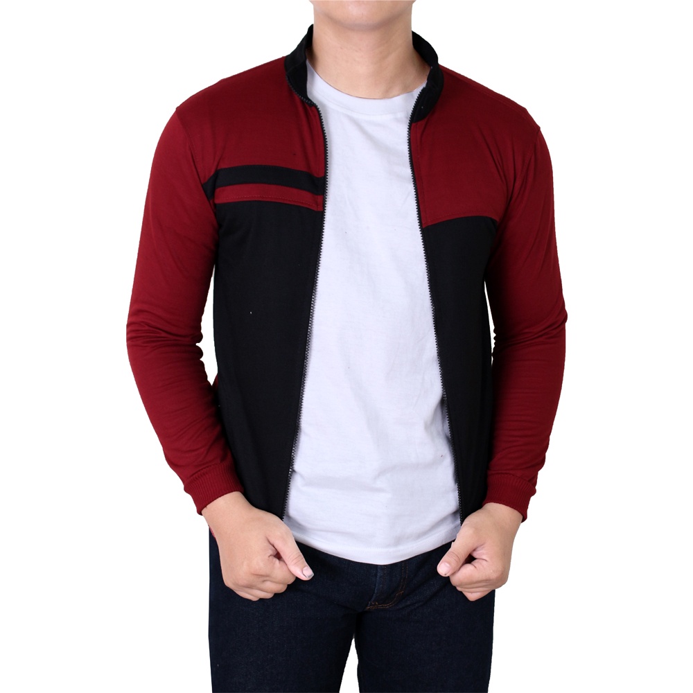 Jaket Olahraga Polos Pria JAK 2276